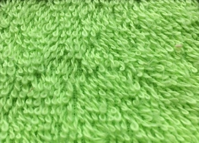 Махра для полотенец светло-зеленая
