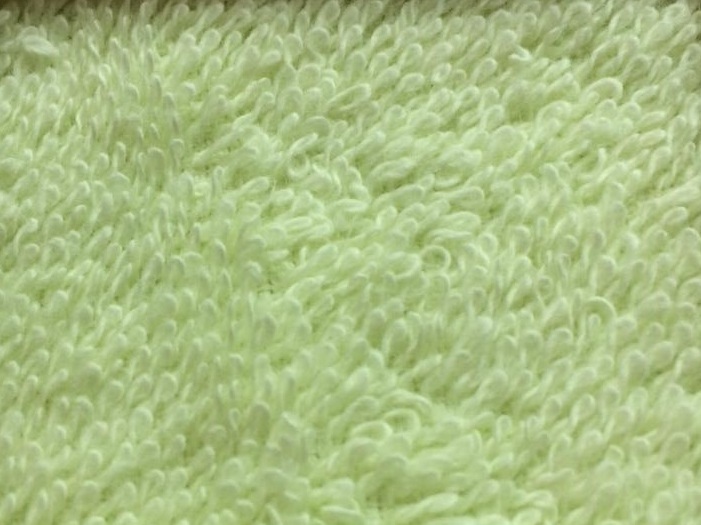 Ткань махровая салатовая
